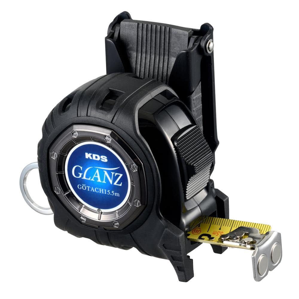 ムラテックＫＤＳ　コンベックス　グランツ　２５巾５．５ｍ　メートル目盛マグ厚爪　ホルダー付き　ＧＺ２５５５ＭＺ