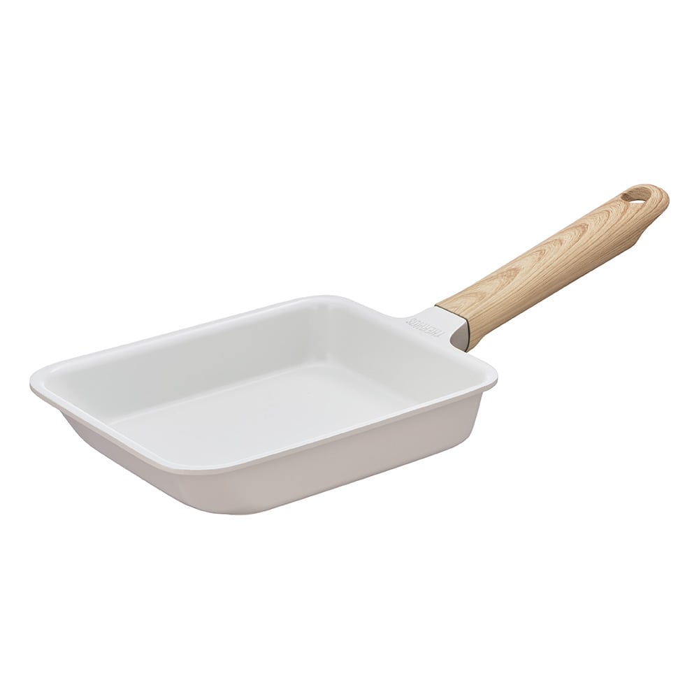 サーモス　セラプロテクトシリーズ　ＩＨ対応　玉子焼きフライパン　グレージュ　ＫＦＯ－０１３Ｅ　ＧＧ