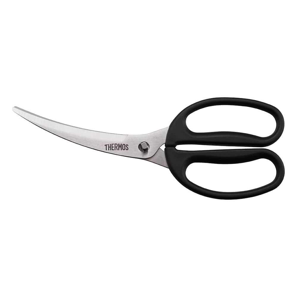 サーモス　キッチンバサミ　カーブ　ブラック　ＫＫ－ＨＣ００１　ＢＫ