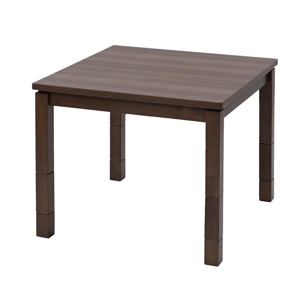 ＹＡＭＡＺＥＮ（山善）　高さが４段階選べる　ピタ高コタツ　８０ｃｍ角　ブラウン　ＧＥＸＮーＦ８０１Ｈ４ＮＷ