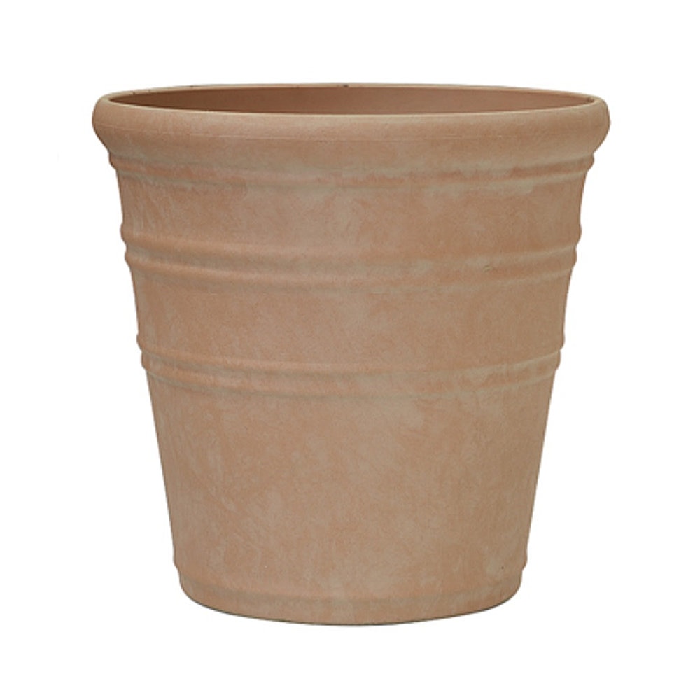 Ｂｒｅｅｚｙ　Ｇｒｅｅｎ　か～るいテラコッタ風ポット　１１．５号　ローズ