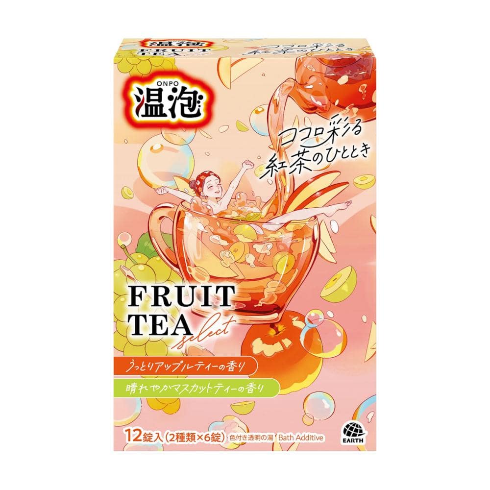 アース製薬　温泡　フルーツティーセレクト　１２錠入り
