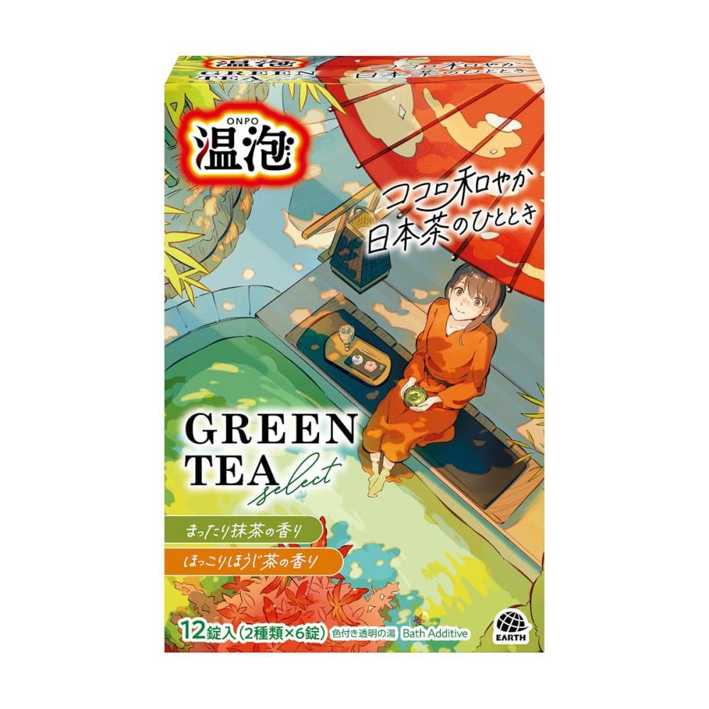 アース製薬　温泡　グリーンティーセレクト　１２錠入り