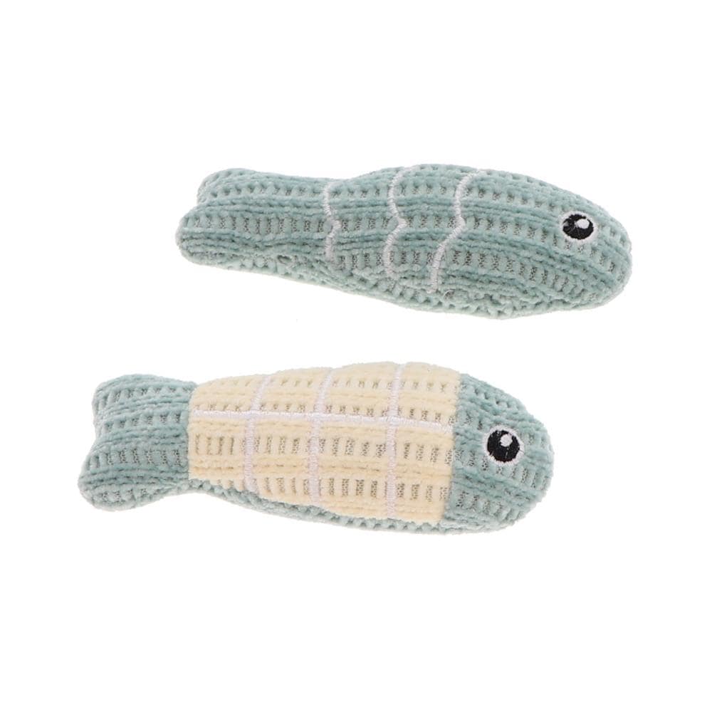 Ｐｅｔａｍｉ　猫おもちゃ　小魚　グリーン