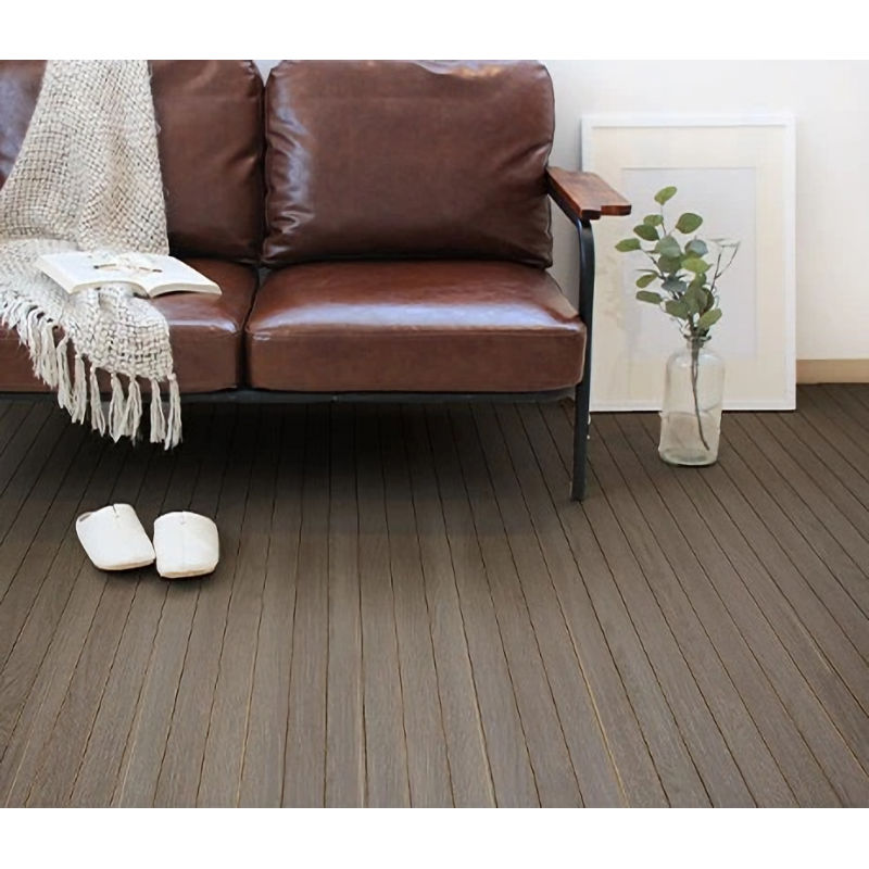 ウッドカーペット　ウッディ　団地間６畳　２４３×３４５ｃｍ　ブラック