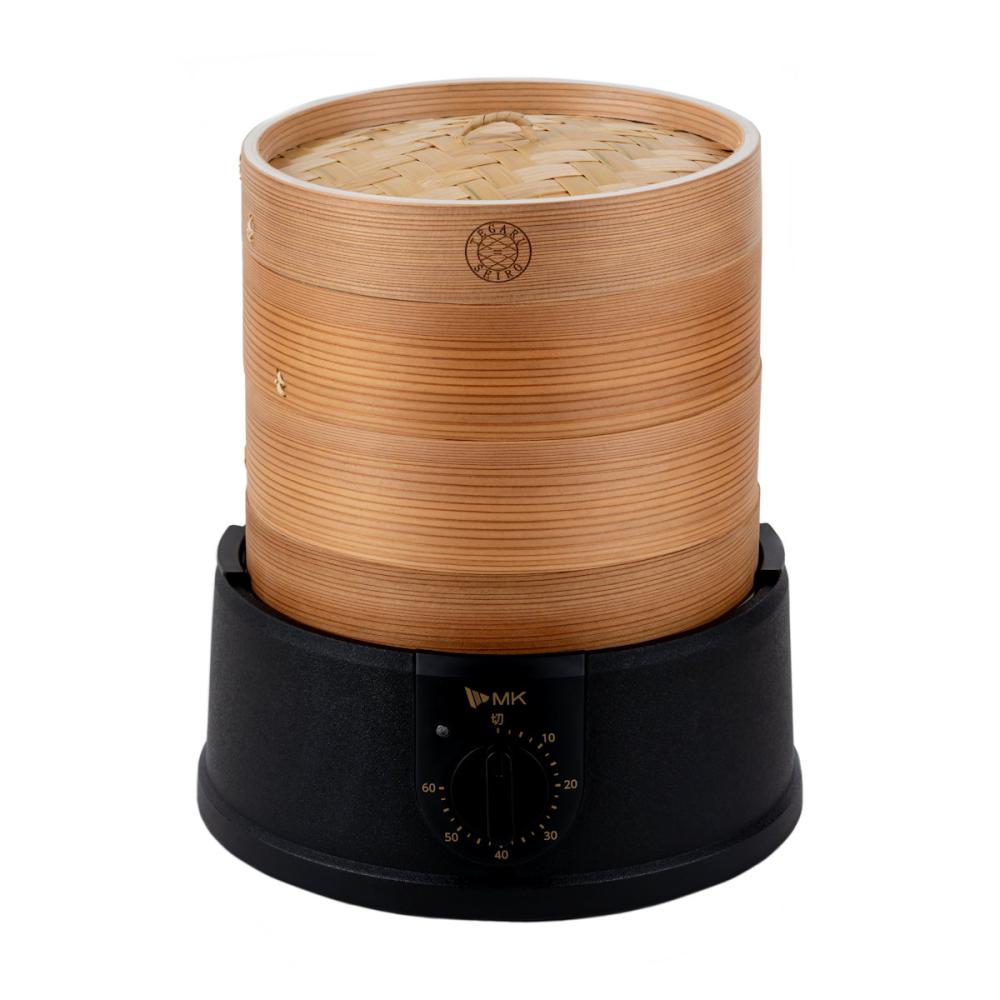 エムケー精工　電気せいろ　ＴＥＧＡＲＵ・ＳＥＩＲＯ（直径２１ｃｍせいろ２段）