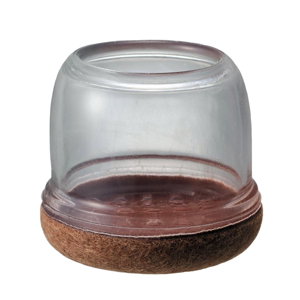 光（ＨＩＫＡＲＩ）　ソフト脚キャップ　クリア　丸脚用　Ｌ　２６～３２ｍｍ　４個入り　ＫＳＦＭ－２６３２