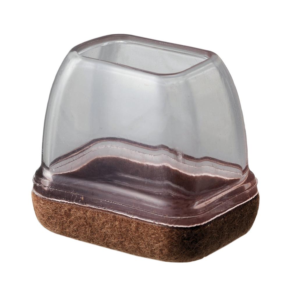 光（ＨＩＫＡＲＩ）　ソフト脚キャップ　クリア　長方脚用　Ｓ　１９～２１×２７～３１ｍｍ　４個入り　ＫＳＦＴ－１９２７