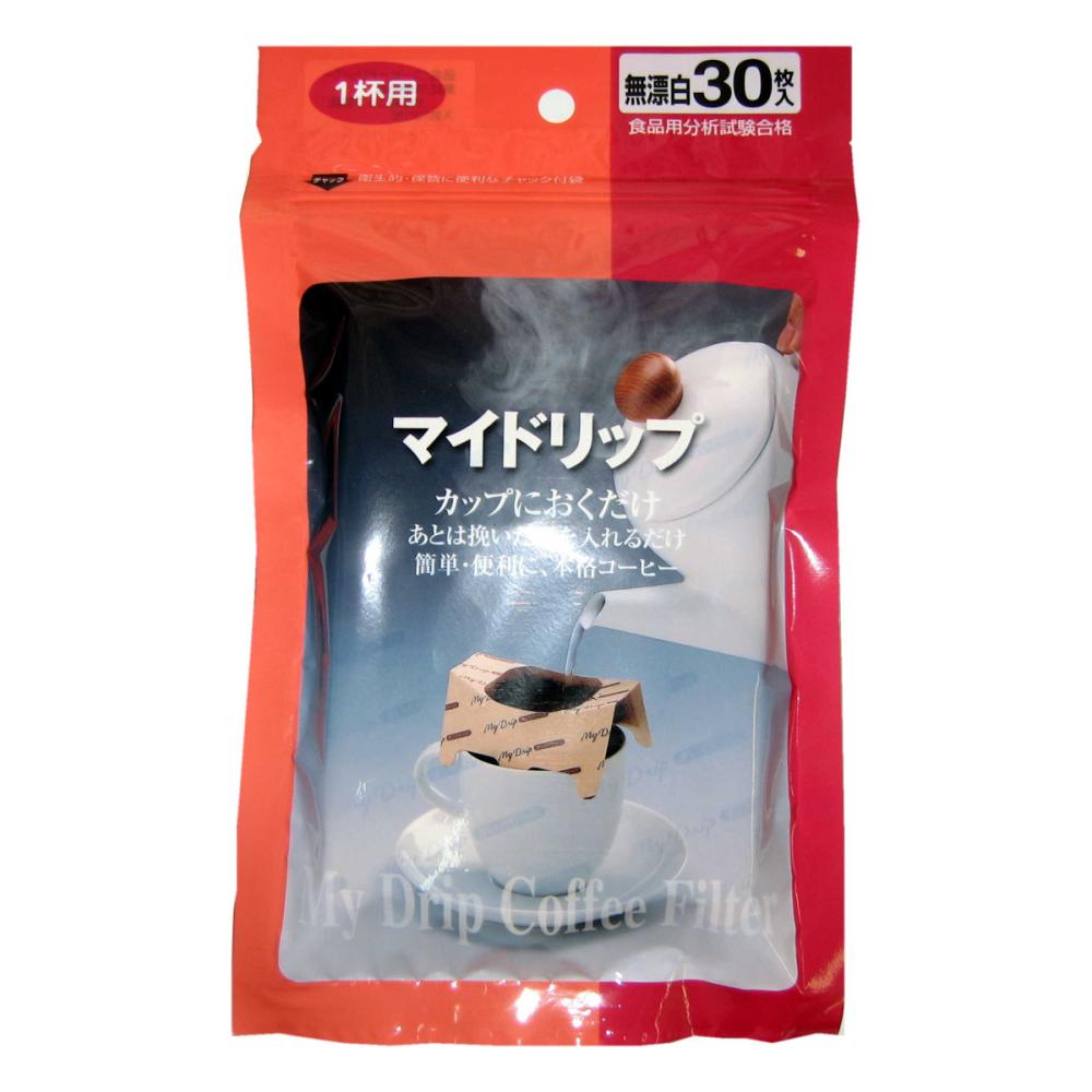 ゼンミ　コーヒードリッパー　マイドリップ　無漂白　３０枚入り