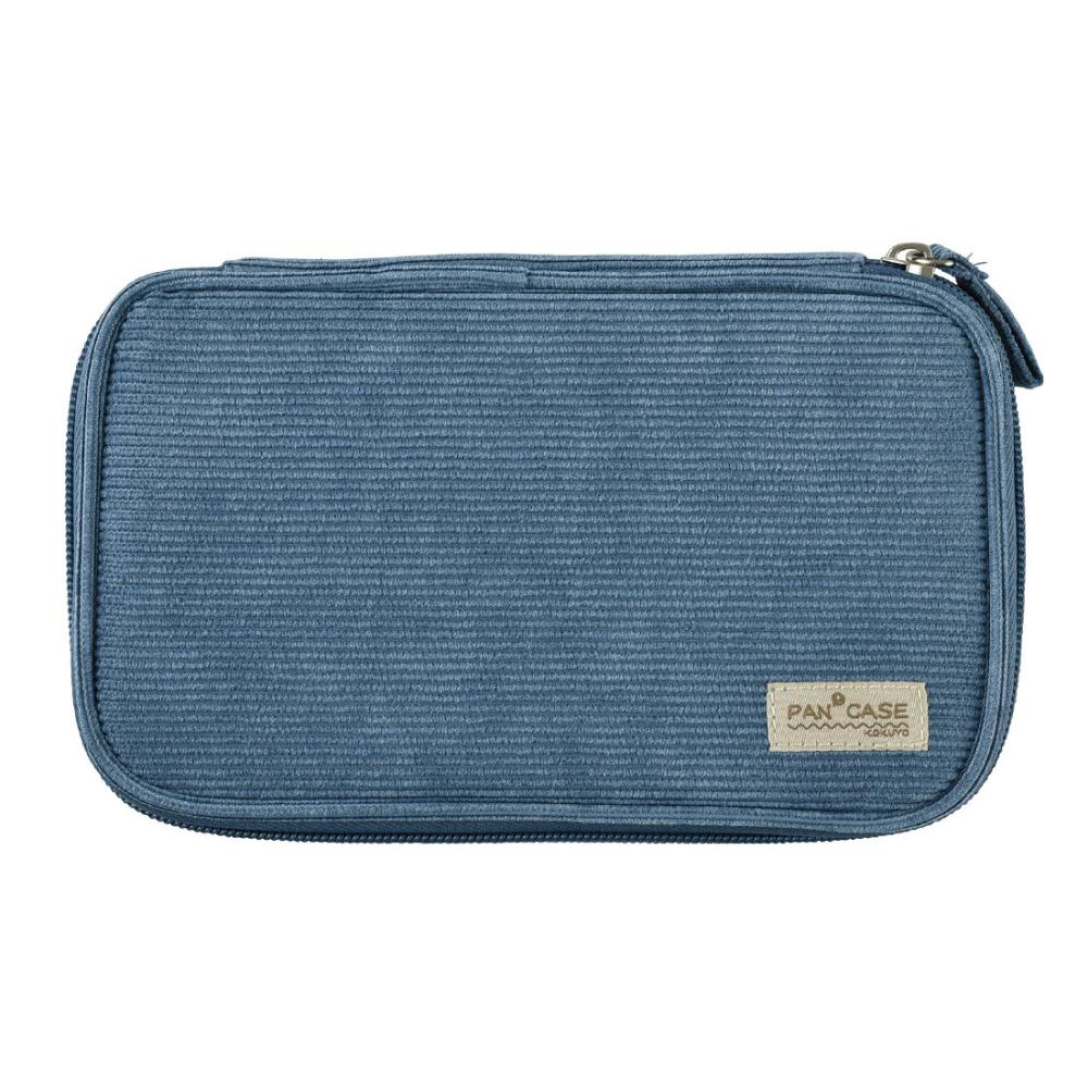 コクヨ　ペンケース　パンケース　ブルー