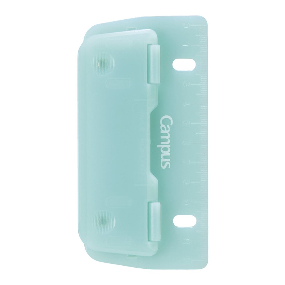 コクヨ　キャンパス　持ち運べる２穴パンチ　グリーン