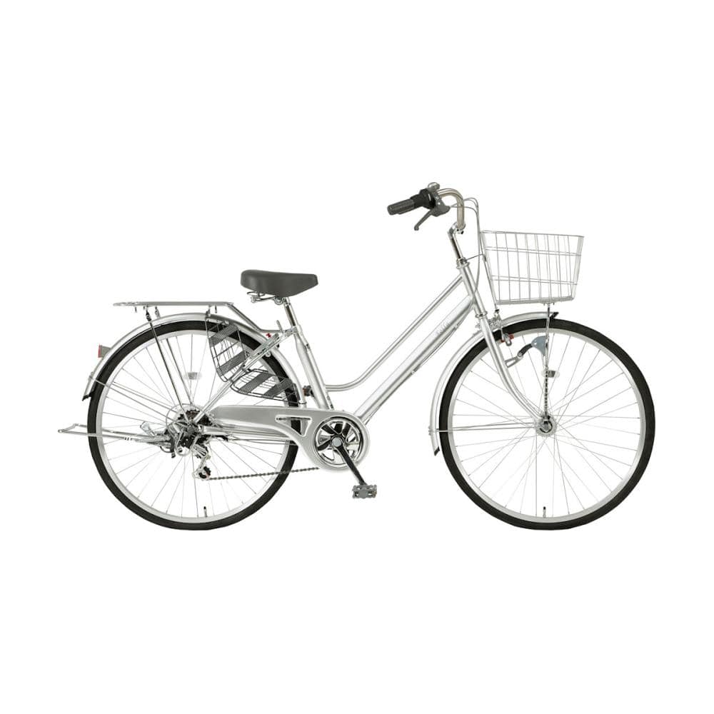 武田産業　軽快車　２０２６年モデル　パンクしにくい　フォッラ　２６インチ　シルバー