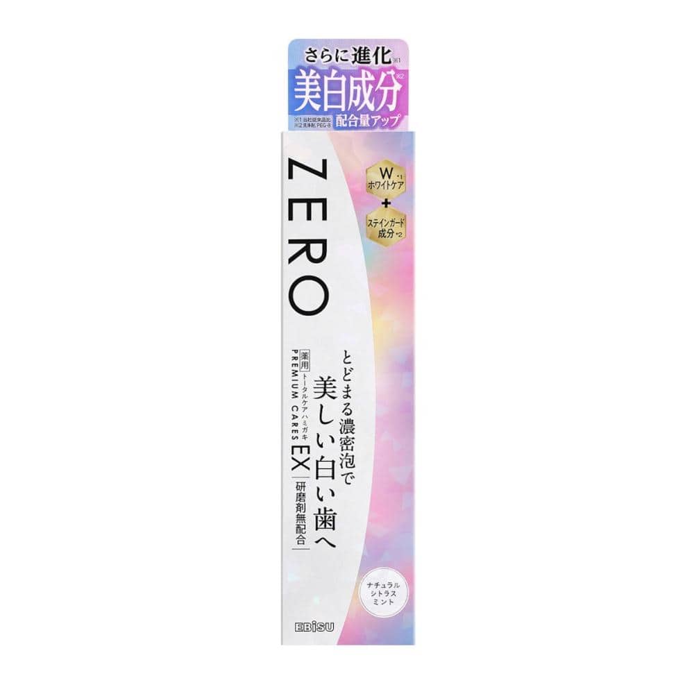 エビス　ゼロプレミアムケアズＥＸハミガキ　ナチュラルシトラスミント　９０ｇ