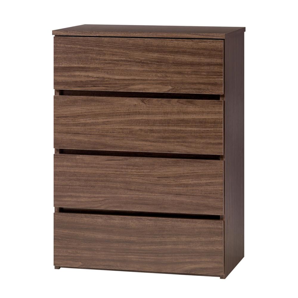 アイリスオーヤマ　組立簡単ウッドチェスト　幅５９ｃｍ　ウォールナット　ＫＫＷＣ－５９０