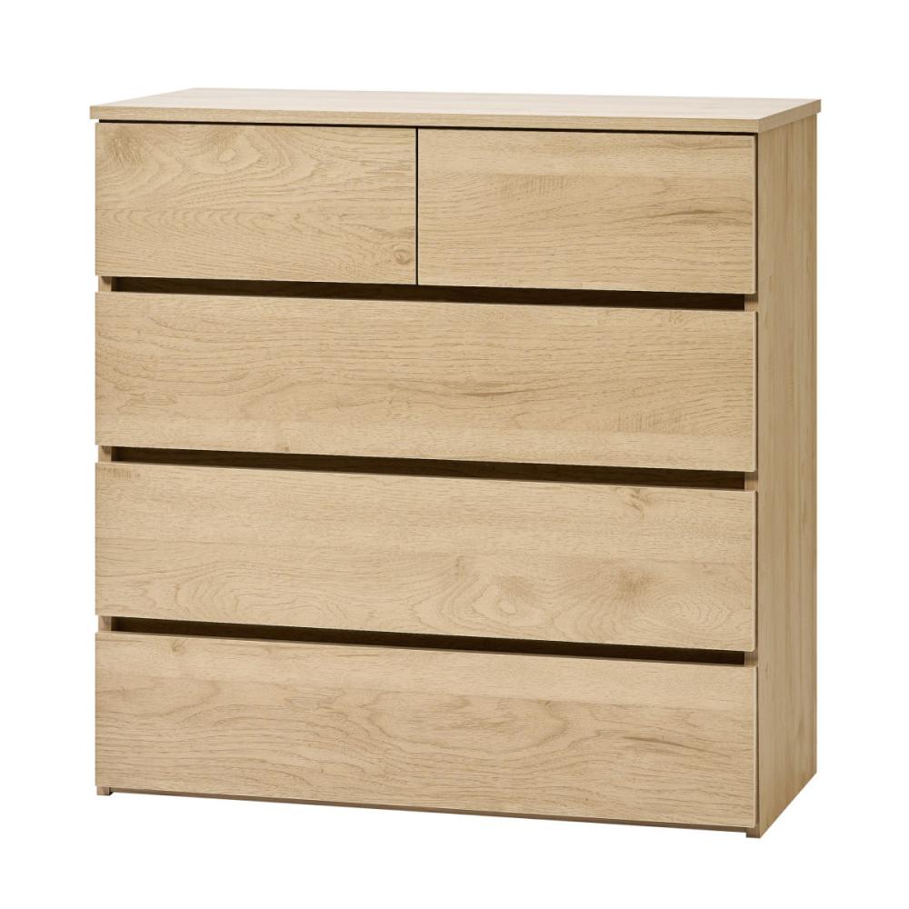 アイリスオーヤマ　組立簡単ウッドチェスト　幅７９ｃｍ　ナチュラル　ＫＫＷＣ－７９０