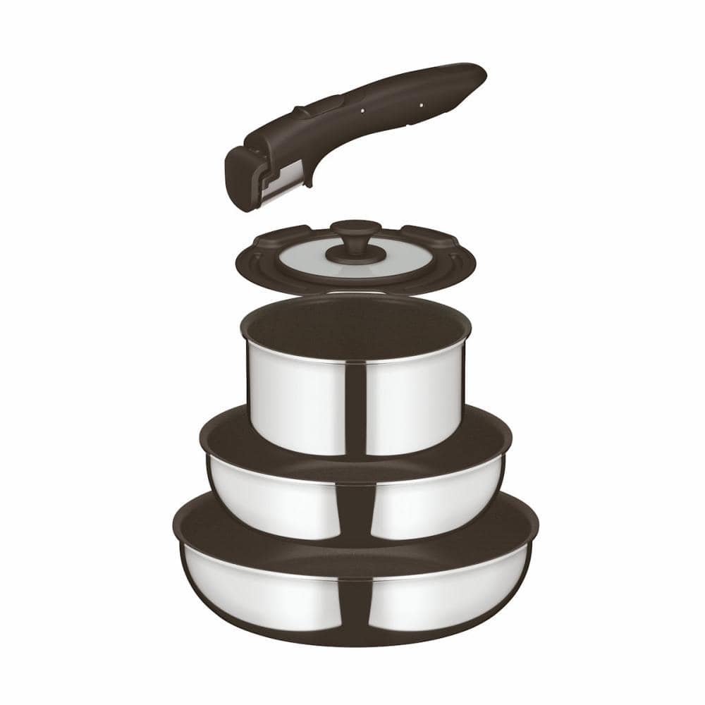 サーモス　取っ手のとれるフライパン　ステンレス　５点セット　ＫＳＦ－５Ａ