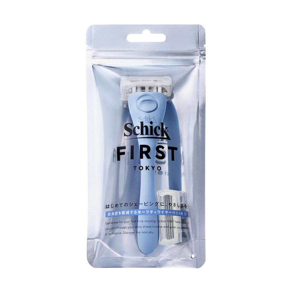 シックジャパン　シックファースト　シェービングホルダー　オーシャンブルー　刃付き＋替刃１個