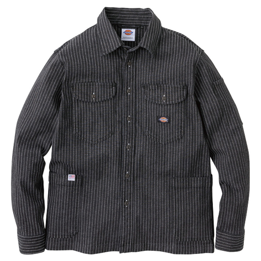 ディッキーズ　ストレッチウォバッシュ　シャツジャケット　グラファイト　３ＸＬ　Ｄ－６９８