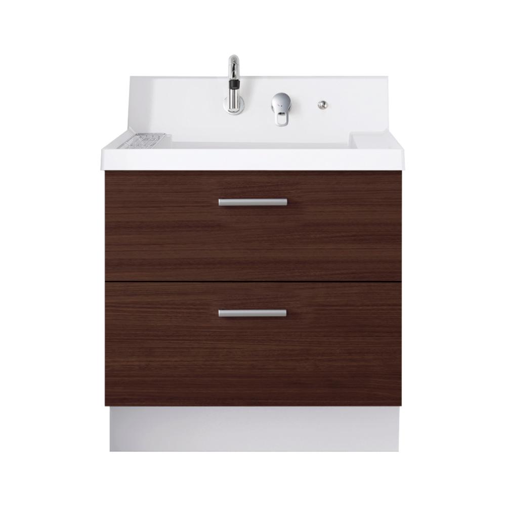 ＬＩＸＩＬ　ＩＮＡＸ　洗面化粧台　Ｋ１シリーズ　フルスライドタイプ　間口７５０×高さ８５０ｍｍ　クリエダーク　一般地用　ＦＨ５－７５５ＳＹ－Ｕ／ＬＤ２Ｈ