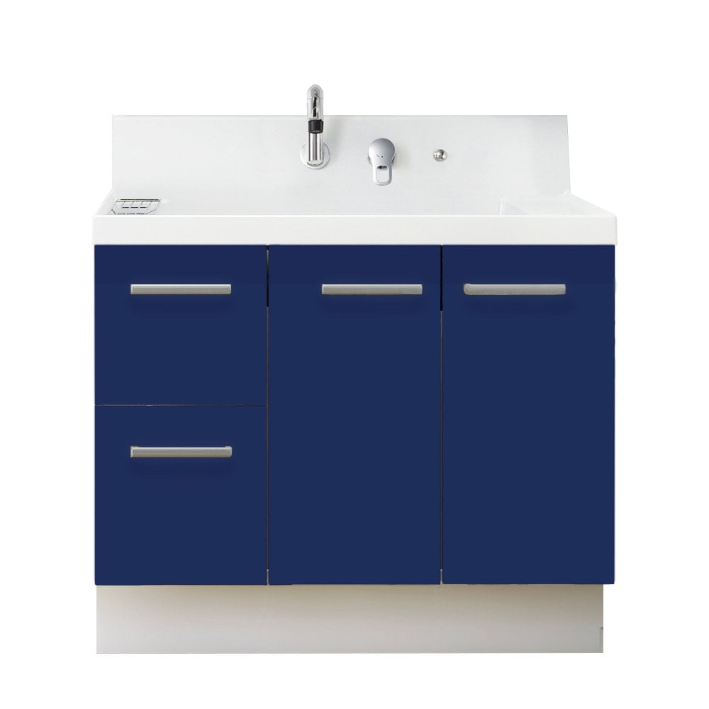 ＬＩＸＩＬ　ＩＮＡＸ　洗面化粧台　Ｋ１シリーズ　片引出タイプ　間口９００×高さ８５０ｍｍ　アーバンブルー　一般地用　Ｈ５－９０５ＳＹ－Ｕ／Ｂ１２Ｈ