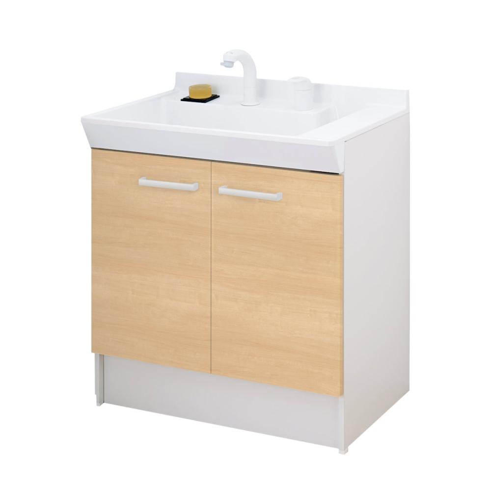 ＬＩＸＩＬ　ＩＮＡＸ　洗面台　Ｖ１シリーズ　間口７５ｃｍ　寒冷地用　クリエペール　Ｖ１Ｎ２－７５５ＳＹＮ／ＬＰ２Ｈ