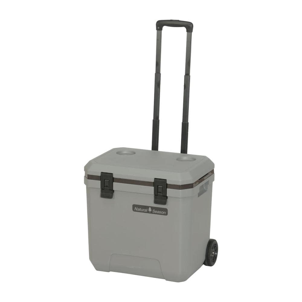 【予約商品】　ナチュラルシーズン　真空パネル　キャリークーラーボックス　グレー　３６Ｌ　【注文期限：５／３１】