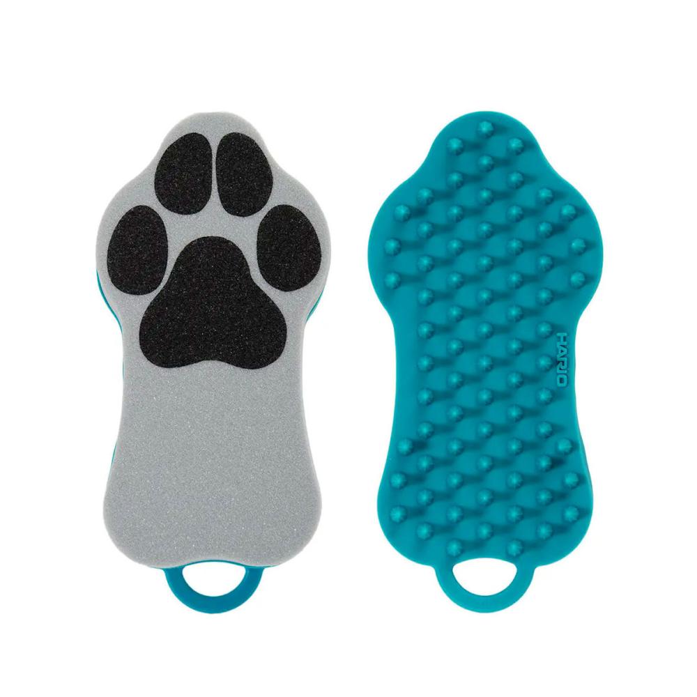 ペットのブラシ　グルッテ　ハード　ブルー