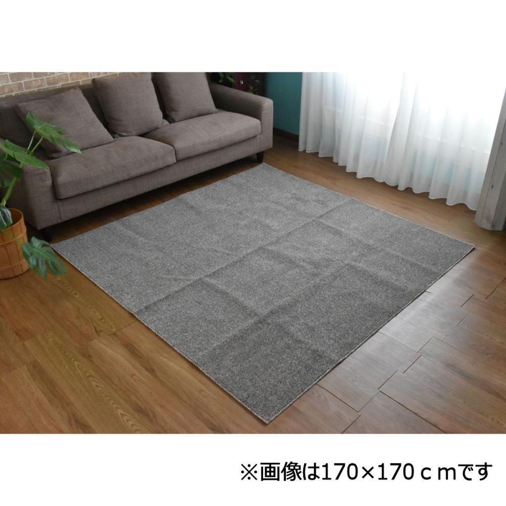 ほこりが取れやすいラグ　ベージュ　１７０×２３０ｃｍ