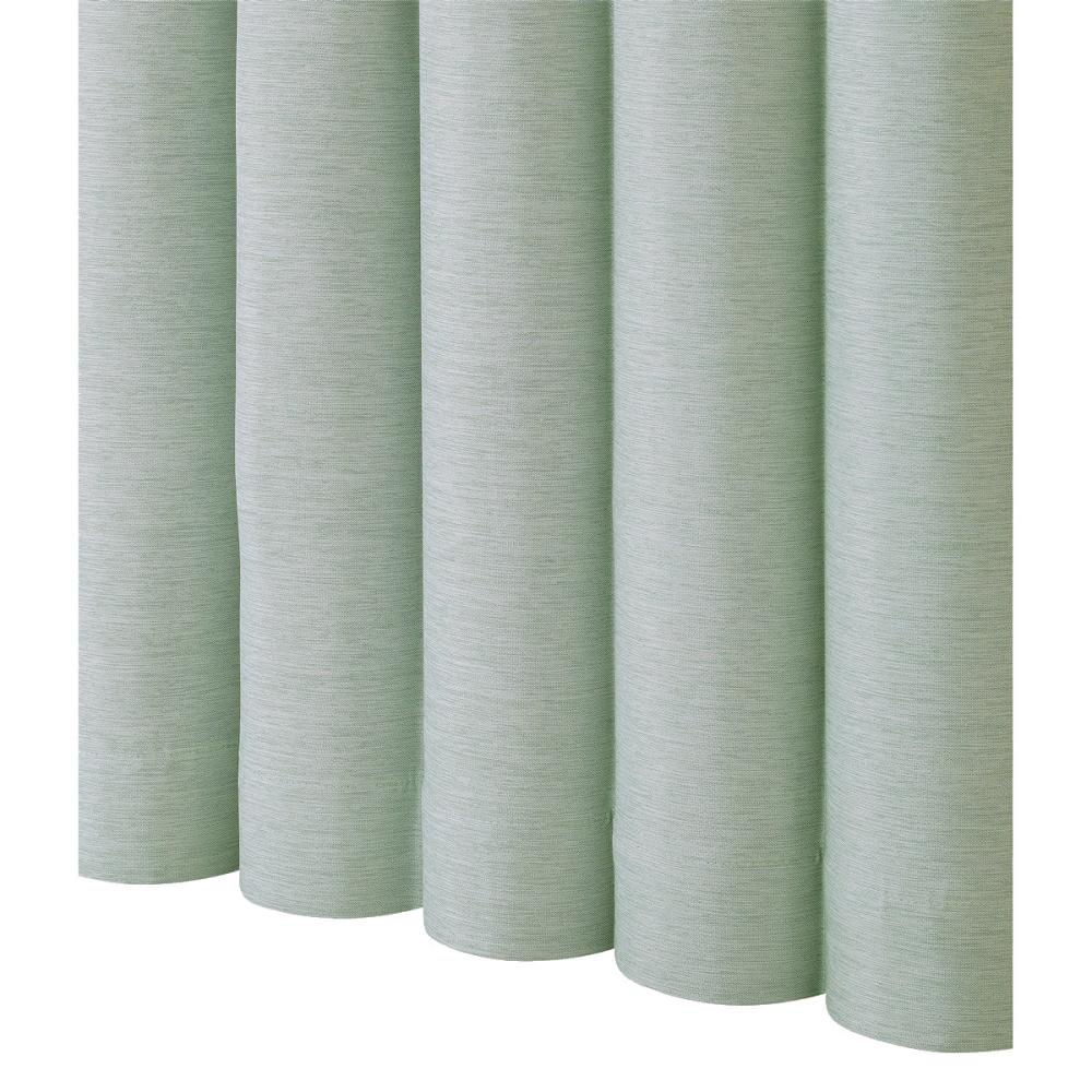 ドレープカーテン　マイケル４　１級遮光・遮熱　グリーン　１００×１１０ｃｍ　２枚組