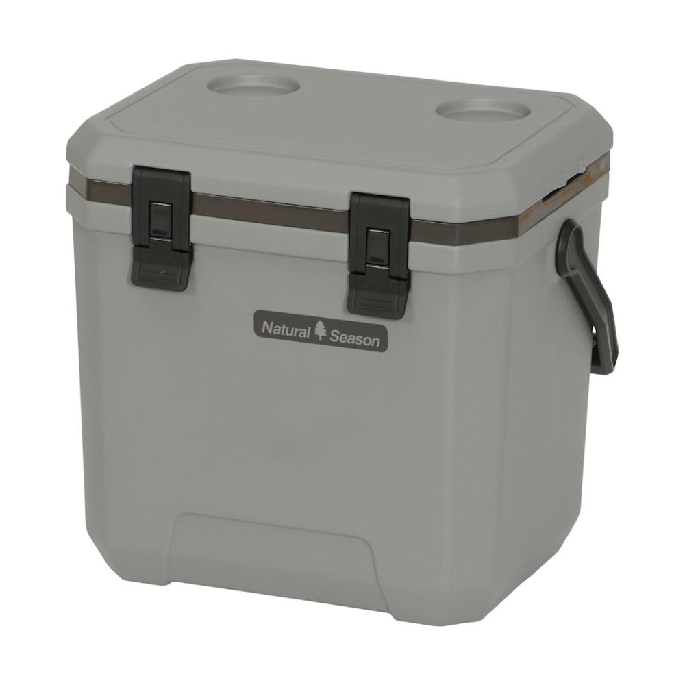 【予約商品】　ナチュラルシーズン　真空パネル　クーラーボックス　グレー　２２Ｌ　【注文期限：５／３１】