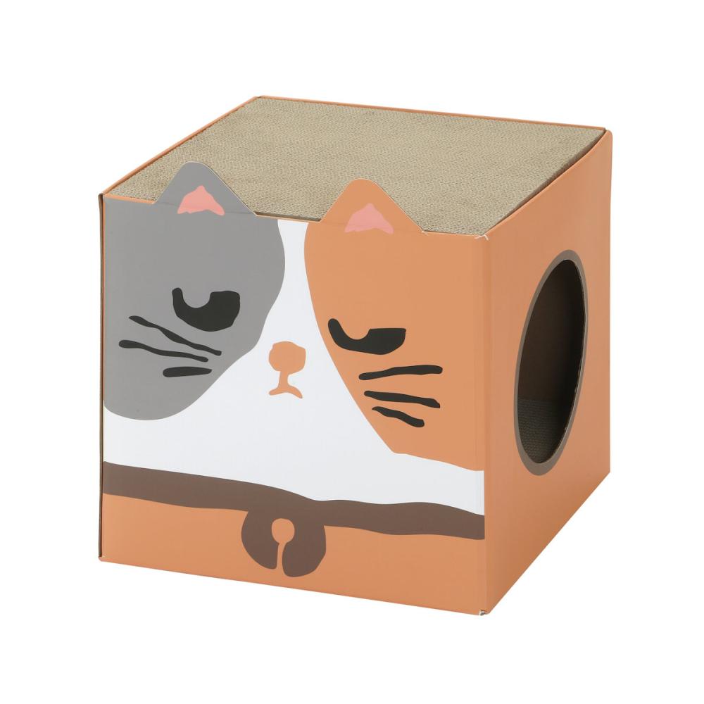 Ｐｅｔａｍｉ　爪とぎ　ネコボックス　ミケ