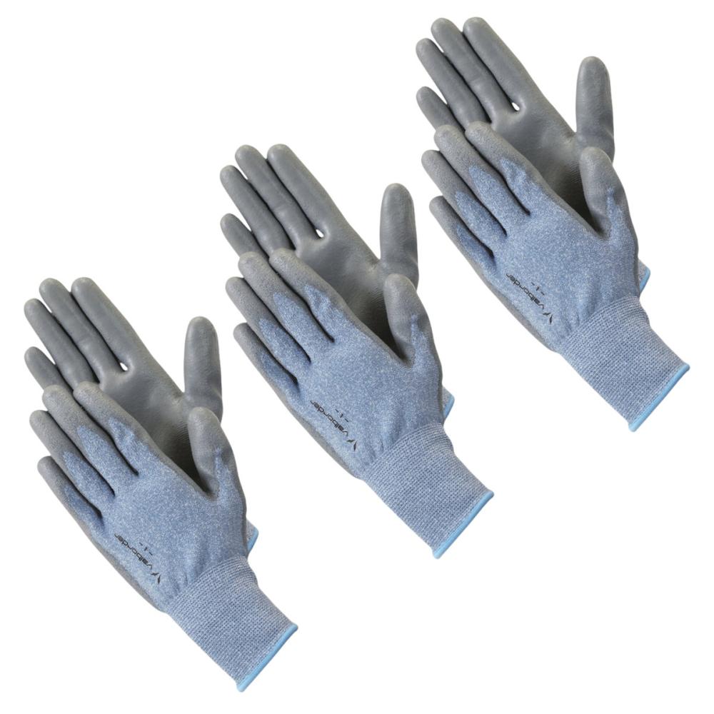 ｖａｌｂｏｒｄｅｒ（ヴァルボーダー）　遮熱冷感抗菌防臭ウレタン背抜き　３双組　ブルー　Ｌ