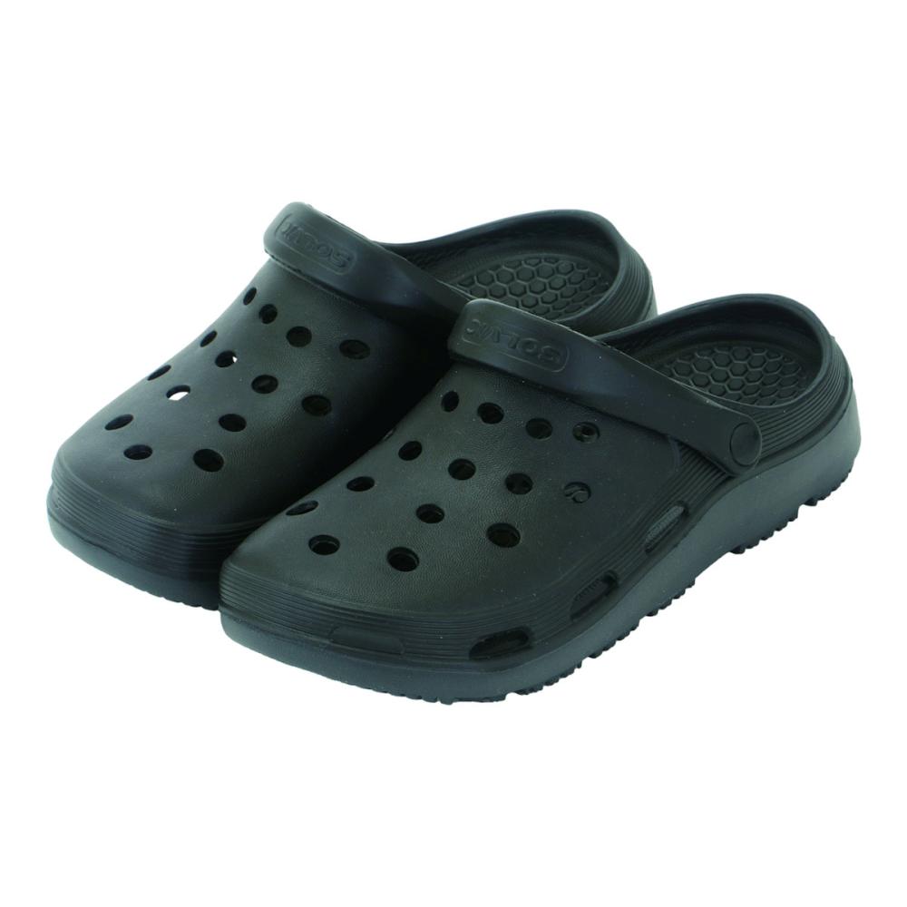 ＳＯＬＶＩＣ（ソルビック）　ダブルクッションサボサンダル　ブラック　ＬＬ　２７～２８ｃｍ