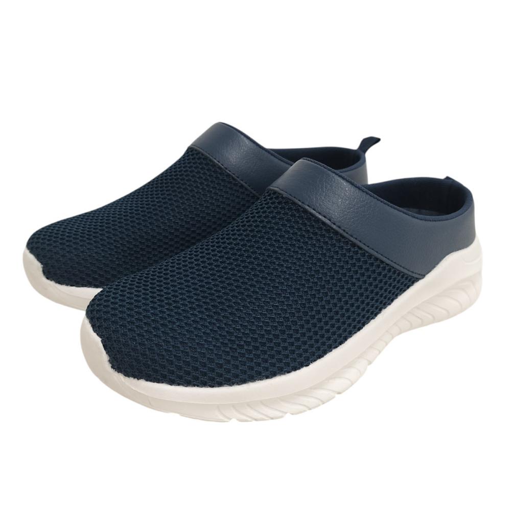 ＳＯＬＶＩＣ（ソルビック）　通気抜群スリッポン　ネイビー　Ｓ　２４～２５ｃｍ