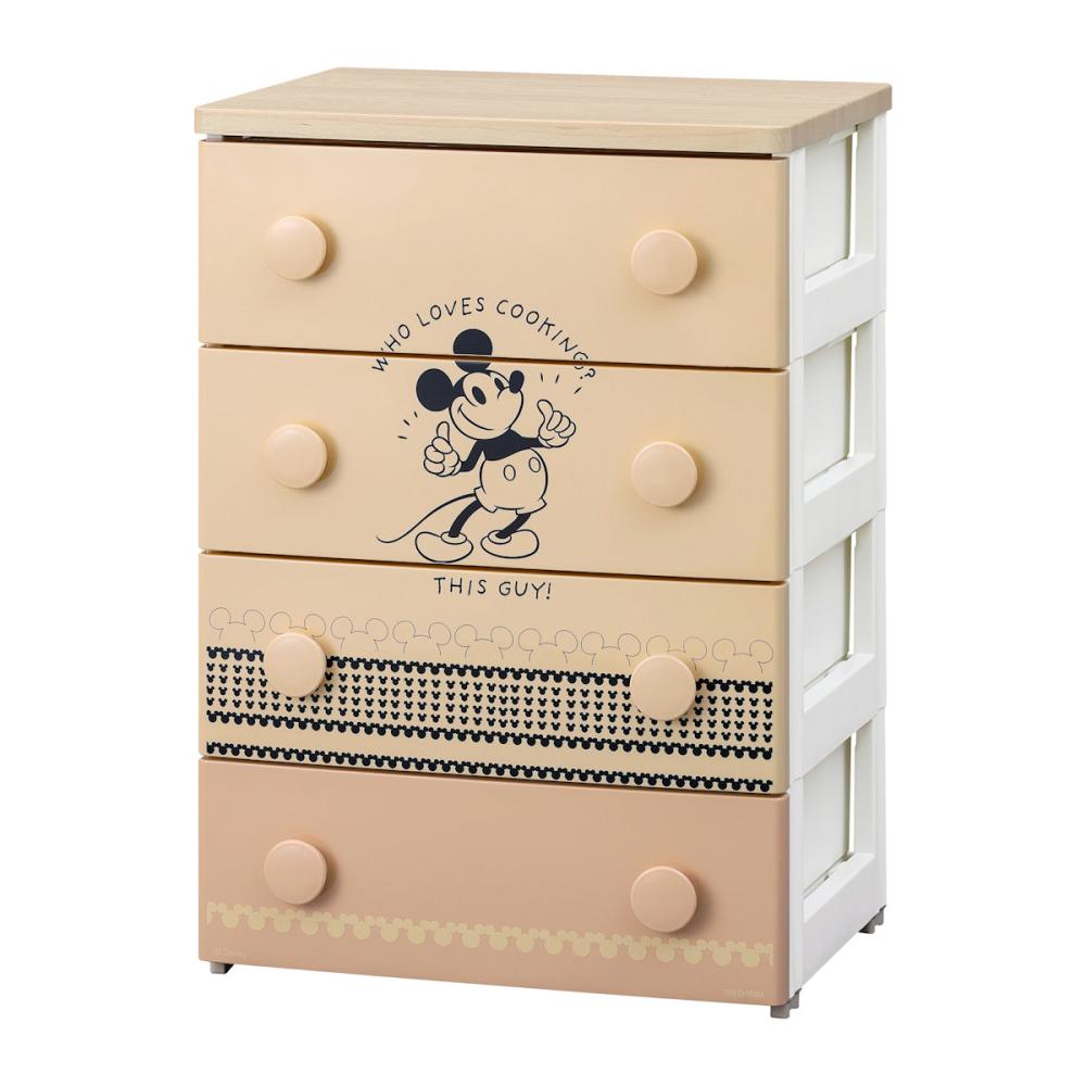 アイリスオーヤマ　キャラクターチェスト　ミッキー　幅５６ｃｍ４段　ＮＨＧ－Ｗ５５４