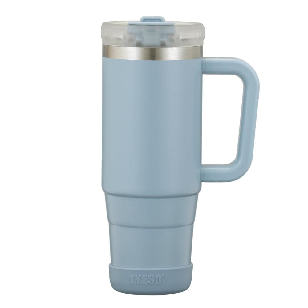 アテーナライフ　ハンドル付きストロータンブラー　９００ｍＬ　ブルー