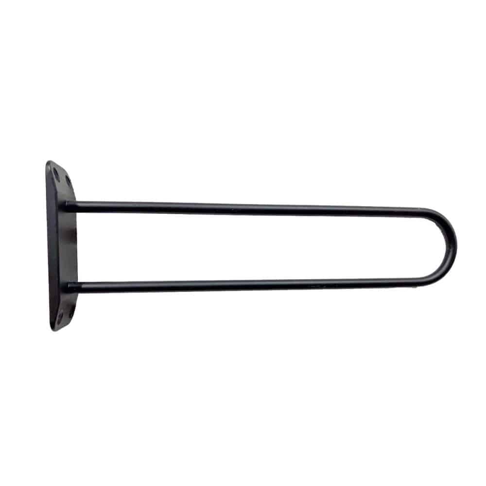 アイワ金属　アイアンフックＵ　ロング　ブラック　ＡＰ－３０３６Ｂ