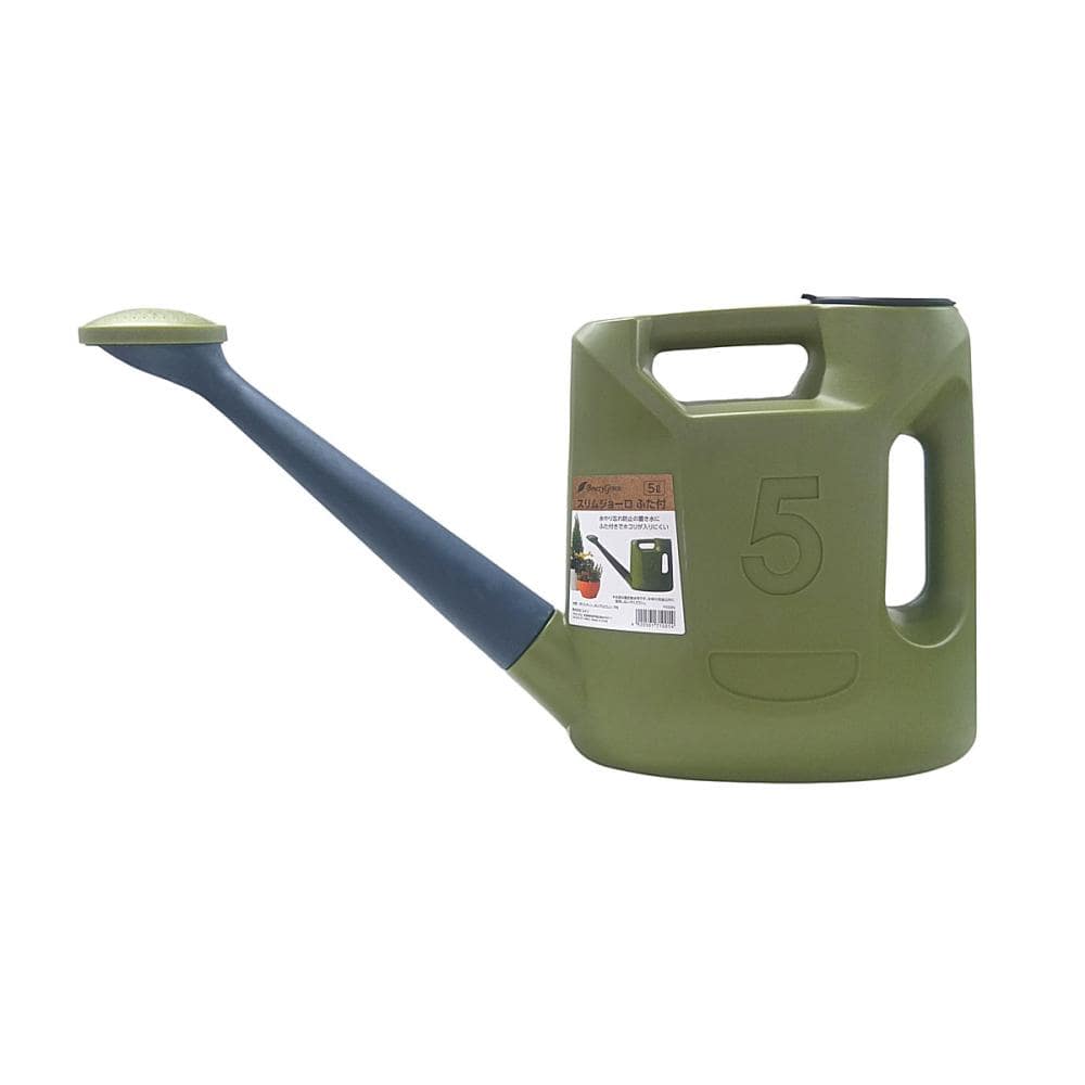 Ｂｒｅｅｚｙ　Ｇｒｅｅｎ　スリムジョーロ　ふた付　５Ｌ　ＦＸ５０Ｎ