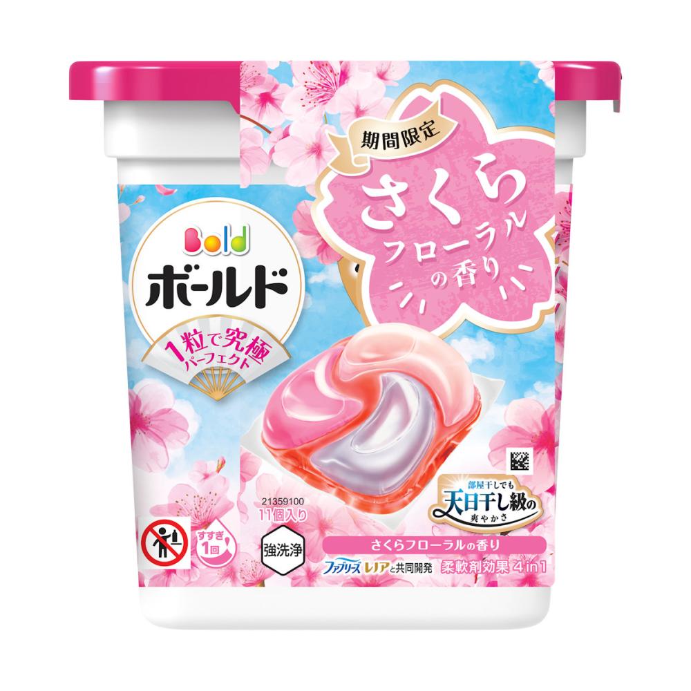 Ｐ＆Ｇ　ボールドジェルボール　さくらフローラルの香り　本体　１１個入り