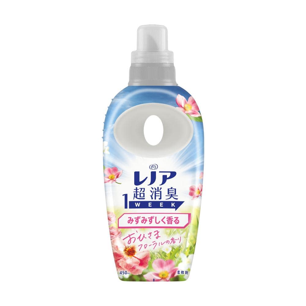 Ｐ＆Ｇ　レノア　超消臭１ＷＥＥＫ　みずみずしく香るおひさまフローラルの香り　本体　４５０ｍＬ