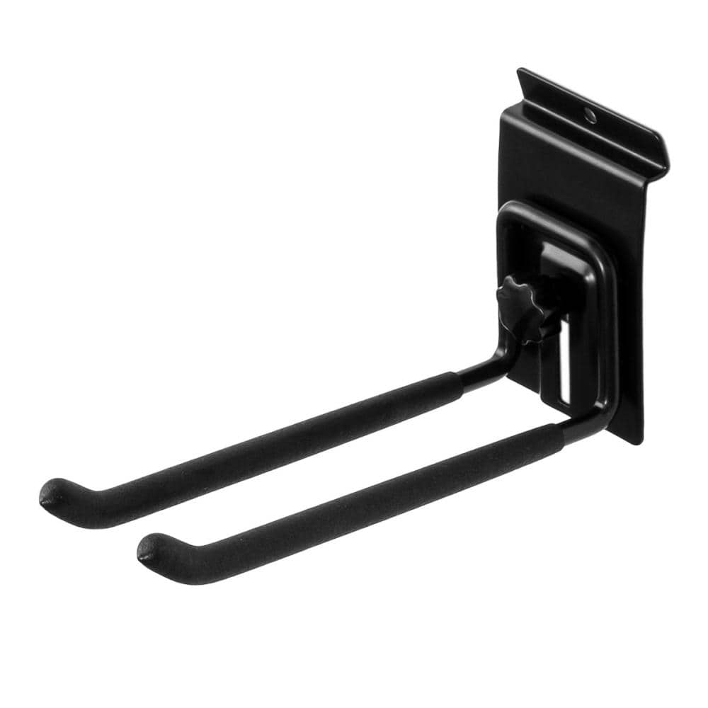 ハイロジック　ツールパネルユニット用ダブルフック　Ｌ型　Ｌサイズ　ブラック