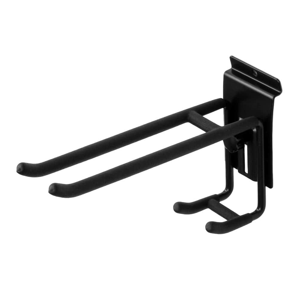 ハイロジック　ツールパネルユニット用ダブルフック　ツイン型　ブラック