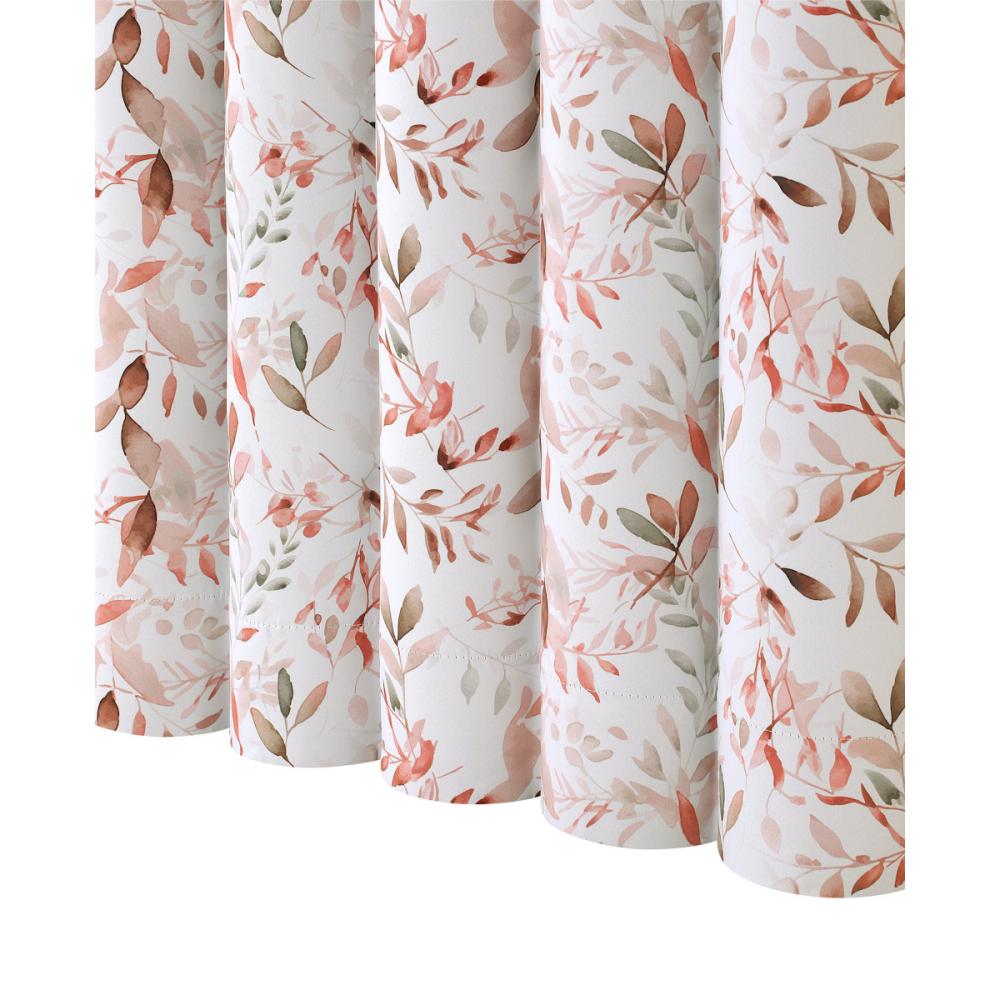 ドレープカーテン　リコ　１級遮光　ローズ　１００×１３５ｃｍ　２枚組