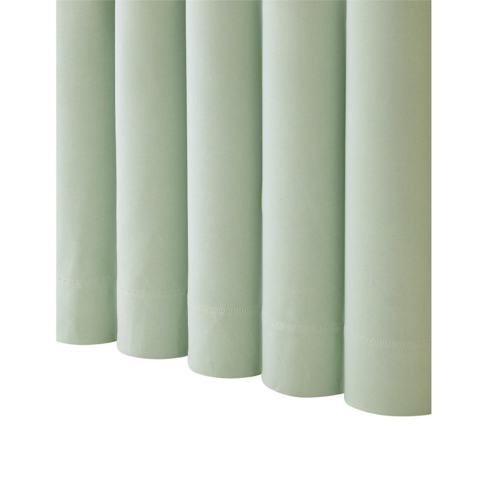 ドレープカーテン　バーノン　１級遮光　グリーン　１００×１７８ｃｍ　２枚組