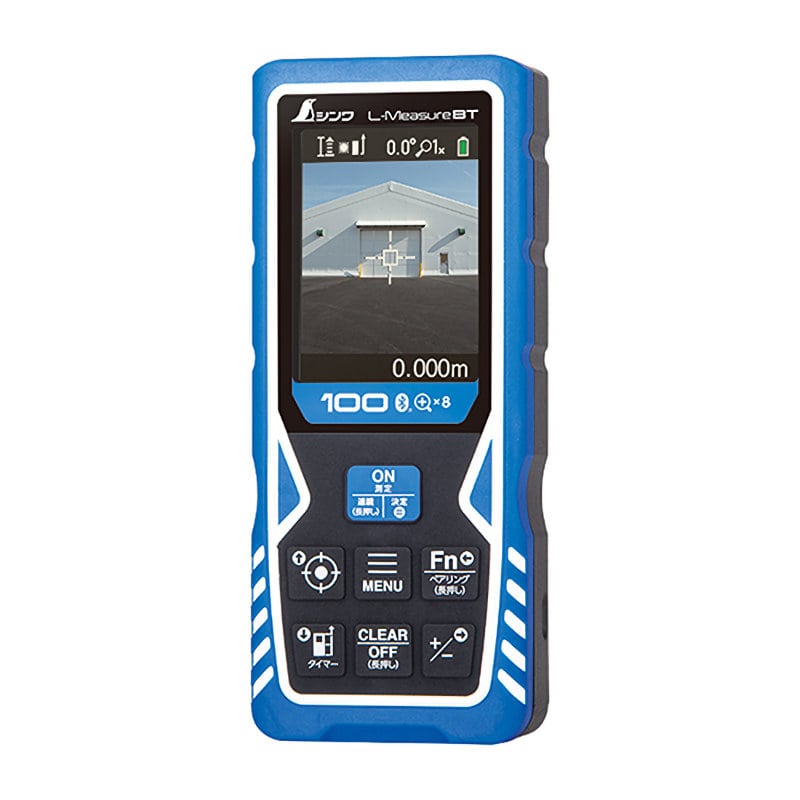 シンワ測定　レーザー距離計Ｌ－Ｍｅａｓｕｒｅ１００　８倍ズームファインダー　Ｄ転送　７８１０５