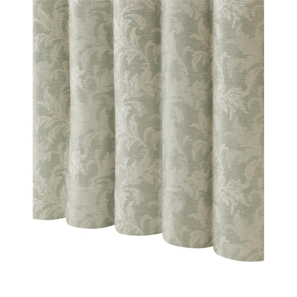 ドレープカーテン　バリー　遮光３級　グリーン　１００×１１０ｃｍ　２枚組