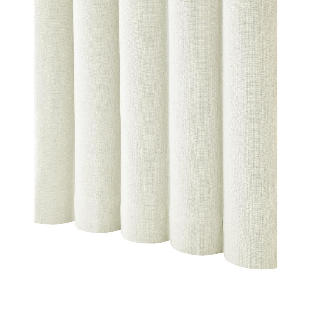 ドレープカーテン　クラシカ　ホワイト　完全遮光・防音　１００×１３５ｃｍ　２枚組