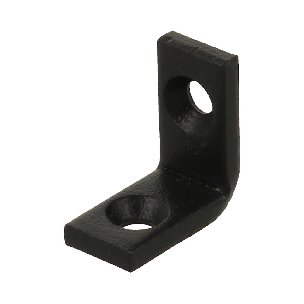 八幡ねじ　特厚スリム金折　黒　厚み３．０×幅１０×長さ２０ｍｍ　２個入り