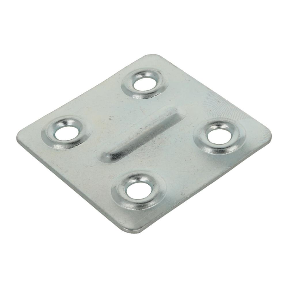 八幡ねじ　リブ付きプレート　４０×４０