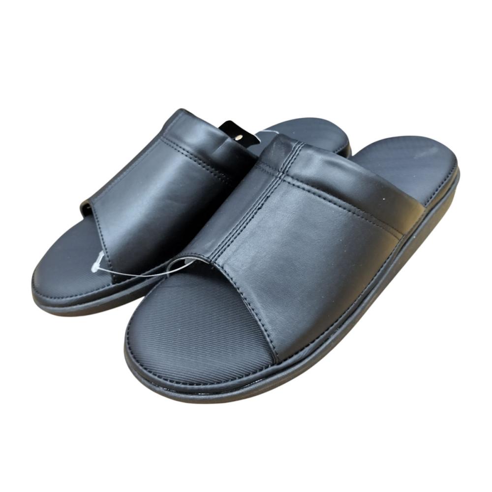 你的品牌名　防滑クッションサンダル　ブラック　Ｌ　２６～２７ｃｍ